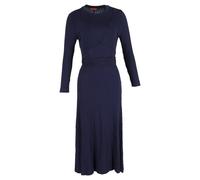 Altuzarra Women's Preloved Masika Ribbed Midi Dress in Navy Blue Polyester | Size: 42