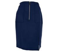 Altuzarra Women's Preloved Midi Skirt in Navy Blue Wool | Size: 40