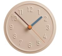 Alu Alu Wall Clock Peach Pastel Richard Lampert - RICHARD LAMPERT ALU PFI