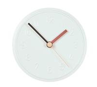 Alu Alu Wall Clock White Richard Lampert - RICHARD LAMPERT ALU WHITE