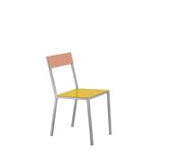 Alu Dining Chair Yellow/ Pink