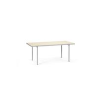 Alu Dining Table 180x85 cm Ivory