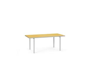 Alu Dining Table 180x85 cm Yellow