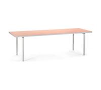 Valerie Objects Alu Dining Table 240x85 cm Pink