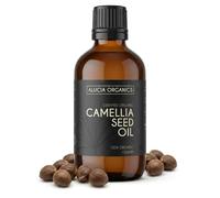 Alucia Organics Camellia Seed Oil 100ml Organic Cold Pressed Vegan | Lightweight Formula for Face Skin Hair and Nail Cuticles with Natural Care Benefits for Daily Beauty Applications