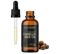 Alucia Organics Camellia Seed Oil 50ml Organic Cold Pressed | Lightweight Care For Face Skin Hair Body Massage And Nail Cuticles With Natural Vegan Beauty Benefits Daily