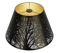 ALUCSET Medium Lamp Shade, Barrel Metal Lampshade with Pattern of Trees Lampshade for Table Lamp and Floor Light, 7x13x7.8 inch, Metal Lampshades, Spider