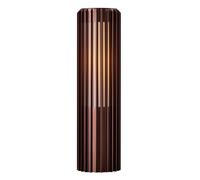 Nordlux Aludra 45 Seaside pillar light, aluminium, brown metallic
