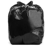 Aluf Plastics 23 Gallon To 26 Gallon For Slim Jim 1.25 MIL (eq) Black Heavy Duty Trash Bags - 29" x 44" - Pack of 200 - For Construction, Industrial, Outdoor, & Commercial