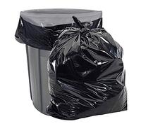Aluf Plastics 33 Gallon Trash Bags - 1.5 MIL (eq) Black Heavy Duty Trash Can Liners - 33" x 39" - Pack of 100 - for Contractor, Industrial, Commercial, & Outdoor