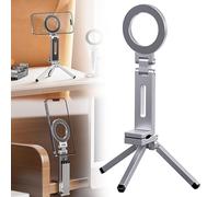 AluGrip 360° Adjustable Phone Mount | Universal Clip-On Stand Modular Desk-to-Tripod System - For Live Streams, Car Dashboards & Multi-Device Workstations