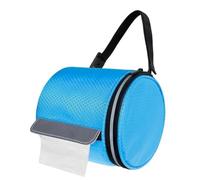 Alula777 Toilet Paper Container - Travel Fabric Holder, Camping Paper Coast, Roll Cover, Portable Fabric Organiser with Straps, Dustproof Dispenser for Backpack, Hiking, Picnic, Outdoor, RV Van, offic