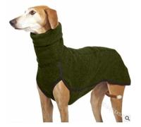 Alulayu Whippet Jumper, Greyhound Coat Made of Fleece for Large Dogs, Turtleneck Dog Jumper Fleece Shirt, Dog Fleece Vest, Winter Coat for Dogs, Warm Lining Made of Polar Fleece Outer Jacket for Hun