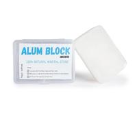 Alum Block Alum Stone Fitkari Natural Aftershave Soothing Solution for Shaving Razor Nicks, Bumps & Skin Irritation- Unscented Deodorant and Antiperspirant for Lasting Protection from Body Odour 100gm