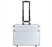 Alumaxx 2 Roll Pilot Suitcase 48 cm laptop compartment silver colored