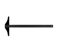 Alumicolor 24 in Std T-Square Str Edge-Black