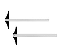 Alumicolor 24-inch Non Slip Standard Aluminum T-Square for Art Framing & Drafting, Pack of 2