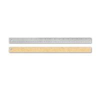 Alumicolor 8018 Stainless Steel Ruler, 18 inches