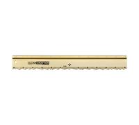 Alumicolor AlumiCrafter Straight Edge Metal Ruler with Unique Deckle Edge, Gold, 12 Inch