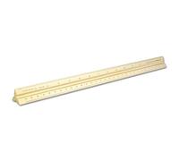 Alumicolor Aluminum Architect Metric Solid Drafting Scale, 30CM, Gold