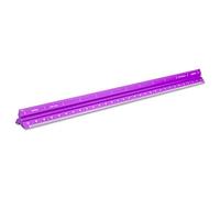 Alumicolor Ruler, Measuring Tool, Aluminum, Purple, 12 Inch
