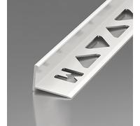 Alumin Floor Profile 125cm - 2 Pieces, Perfect White Angle Trim for Modern Spaces, Easy to Install for Flo Soluts (12.2mm)