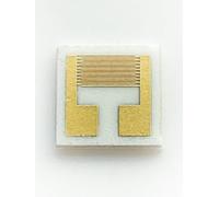 Alumina Ceramic Interdigitated Electrode, 5pcs | 40μm IDE on alumina, 10 pairs, Cu/Ni/Au, -50°C to 350°C