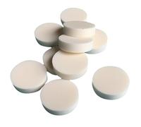 Alumina Ceramic Sheet, Alumina Ceramic Insulating Round Plate 10 Pcs 10mm Diameter 0.25-1mm Thickness(Thickness:0.63mm)