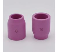 Alumina Gas Lens Cup 10pcs 53N61S #8 1/2 inch for Rilon Riland Jasic Mitech Chiry UNT Krypton WP Series Torches