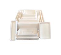 Alumina Square Ceramic Crucible - Al₂O₃ ≥ 99%, High Temperature Resistance, 20-1300ml Capacity 1pcs(100x40x20mm/50ml)