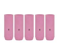 Alumina TIG Shield Cups, 12.5mm Orifice for WP-17/WP-18/WP-26 Torches, 5Pack Pink Nozzles for Lincoln PTA, Miller Diamondback