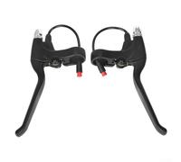 AluMiniature um Alloy Electric Scooter Brake Lever for Kugoo Pro, Smooth Grip Left Right Handle Replacement Accessory, Wear-Resistant Lasting Part Black(A Pair Brake)