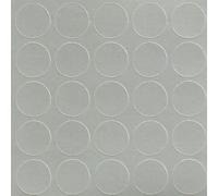 Aluminium 14mm Self-Adhesive Furniture Screw Hole Cover Caps 25 Pcs, Acrylic, Durable, Thin, Perfect for Shelves, Camlock, Confirmates, Egger Compatible