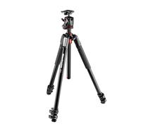 Manfrotto MK055XPRO3BH-Q2 Aluminium Tripod, 3-Section, XPRO Ball Head with 200PL Plate, for Mirrorless and DSLR Cameras, Black
