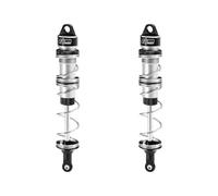 Aluminium 6061-T6 Alloy Front Double Section Spring Shock 125mm For LOSI 1/6 8IGHT-X Super Lasernut 4WD Brushless Buggy RTR-LOS04019 Upgrades - Silver