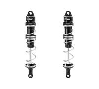 Aluminium 6061-T6 Alloy Front Double Section Spring Shock 125mm For LOSI 1/6 8IGHT-X Super Lasernut 4WD Brushless Buggy RTR-LOS04019 Upgrades - Black