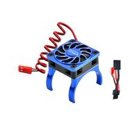 Aluminium 6061-T6 Alloy High Speed Cooling Fan 18000 RPM Compatible With 36mm Motor For Traxxas 1:16 Mini Maxx/Mini XRT 3S / 1/8 Jato 2S 4S Upgrade Parts - Blue