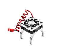 Aluminium 6061-T6 Alloy High Speed Cooling Fan 18000 RPM Compatible with 36mm Motor for Traxxas 1:16 Mini Maxx/Mini Slash/XRT VXL 3S / 1:8 Jato 2S 4S Upgrade Parts - Silver