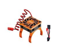 Aluminium 6061-T6 Alloy High Speed Cooling Fan 18000 RPM Compatible With 36mm Motor For Traxxas 1:16 Mini Maxx/Mini XRT 3S / 1/8 Jato 2S 4S Upgrade Parts - Orange