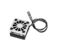 Aluminium 6061-T6 Esc High Speed Cooling Fan 20000 RPM (BL-2S: 3383 & Velineon VXL-3S: 3355R) For Traxxas 1:16 Mini XRT/Mini Maxx / 1:8 Jato 4X4 / 1:10 Slash Mudboss/Ford Fiesta ST Rally - Silver