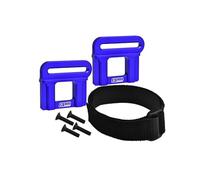 Aluminium 7075 Alloy Battery Hold-Down Retainer For Traxxas 1:8 4WD Maxx Slash 6S Brushless Short Course Truck 102076-4 / 4WD Sledge Monster Truck-95076-4 Upgrades - Blue