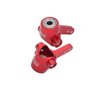 Aluminium 7075 Alloy Front Axle Knuckle (Larger Inner Bearings) For Tamiya 58737 Hotshot II 2024 Off-Road 4WD RC Car Upgrade Parts - Red