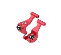 Aluminium 7075 Alloy Rear Knuckle Arm (Larger Inner Bearings) For Tamiya 58737 Hotshot II 2024 Off-Road 4WD RC Car Upgrade Parts - Red