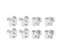 Aluminium 7075-T6 Alloy Front And Rear Upper Shock Mount For LOSI 1/8 LMT 2.0 Grave Digger 4X4 Solid Axle Brushless Monster Truck-LOS04028 Upgrades - Silver