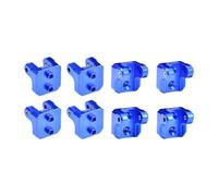 Aluminium 7075-T6 Alloy Front And Rear Upper Shock Mount For LOSI 1/8 LMT 2.0 Grave Digger 4X4 Solid Axle Brushless Monster Truck-LOS04028 Upgrades - Blue