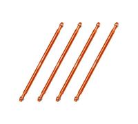 Aluminium 7075-T6 Alloy Upper Link Bar Set For LOSI 1/8 LMT 2.0 Grave Digger 4X4 Solid Axle Brushless Monster Truck-LOS04028 Upgrades - Orange