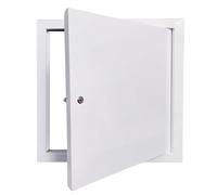 Aluminium Access Panel, Lockable Aluminium Alloy Access Panel for Electrical Plumbing Dry Wall Multiple Sizes(60x60cm/23.6x23.6in)