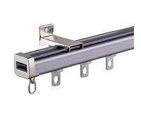 Aluminium ain Track 326 Ft - Silent Wall/Ceiling Hanging System for Living Room Bedroom & Kitchen - Smooth Room Divider for Home Decor & Enhanced Privacy