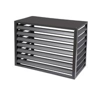 Aluminium Air Con Cover Outdoor AC Condenser Louver Screen