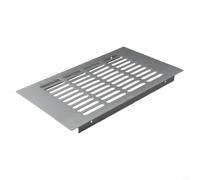Aluminium Air Vent Grille 150mm Rectangular Wall Cover Silver Aluminium Ventilation Grille 150mm Insect Mesh Wardrobe Air Vent Cover 150mm Aluminium Alloy Square Rectangular Air Intake (150x250mm)